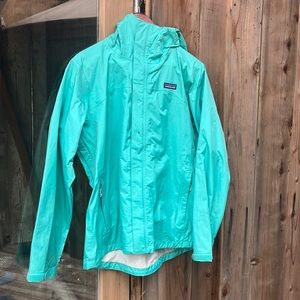 - Patagonia waterproof raincoat